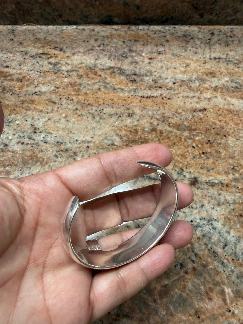 Sterling silver cuff bracelet 925
